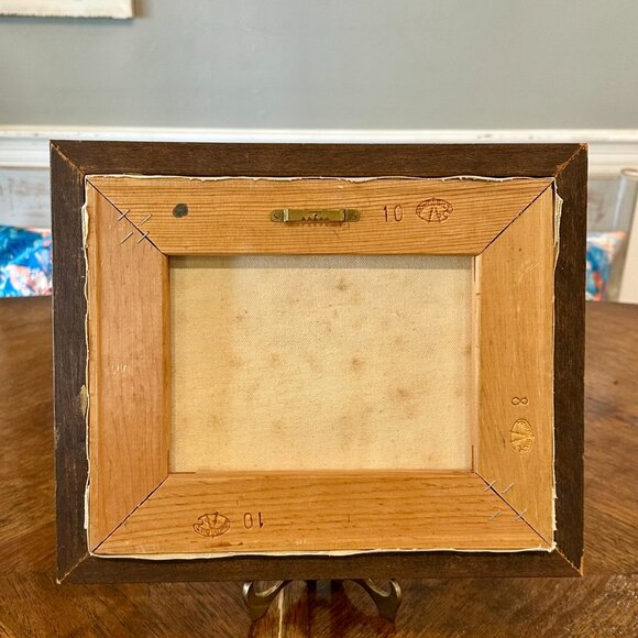 vintage signed Art Vance canvas painting - Picture 6 of 8